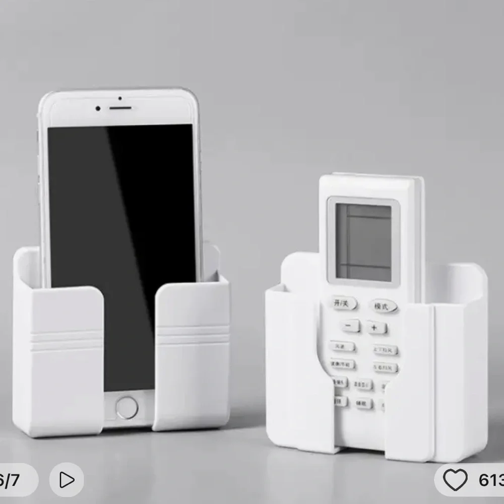 1 Cell Phone Wall Holder- It Can hold Remote, Glasses or cell phones. NEW